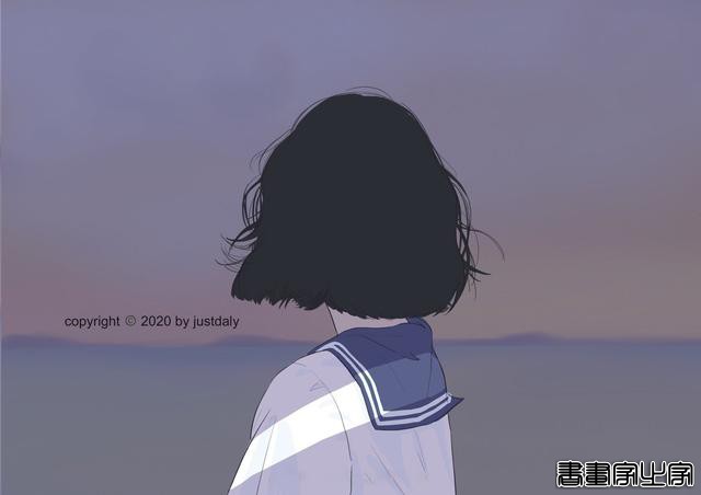 「一个人的时候2」手绘头像背景图壁纸插画-6.jpg
