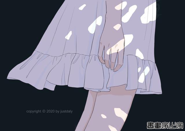 「一个人的时候2」手绘头像背景图壁纸插画-7.jpg