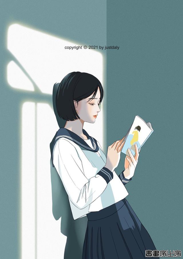 「一个人的时候2」手绘头像背景图壁纸插画-15.jpg