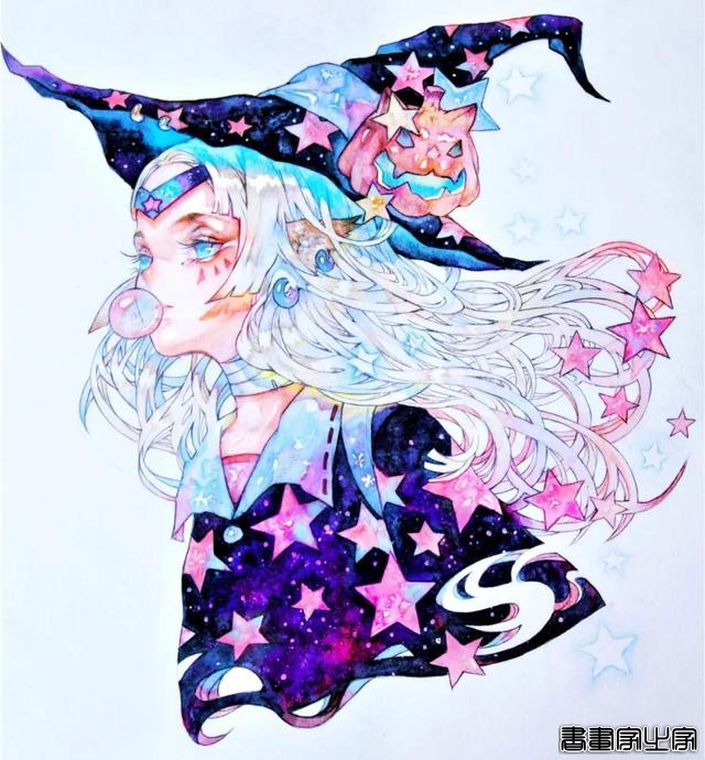 插画分享｜水彩的魅力细心与耐心缺一不可！大佬，作品太好看啦-9.jpg