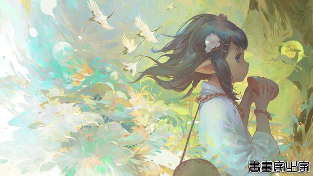 东方奇幻风格故事的插画艺术，梦幻而又理想-10.jpg