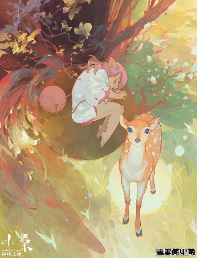 东方奇幻风格故事的插画艺术，梦幻而又理想-8.jpg