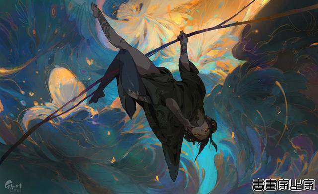 东方奇幻风格故事的插画艺术，梦幻而又理想-9.jpg