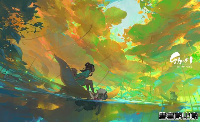 东方奇幻风格故事的插画艺术，梦幻而又理想-12.jpg