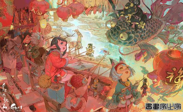 东方奇幻风格故事的插画艺术，梦幻而又理想-11.jpg