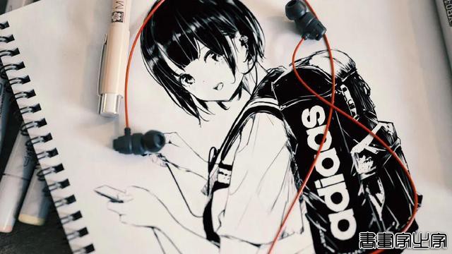 插画欣赏｜分明的黑白线条加上简单的颜色，这个手绘简直绝了-9.jpg