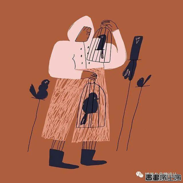 插画丨天马行空的想象，简单的线条和色彩，带着复古感表达自我-14.jpg