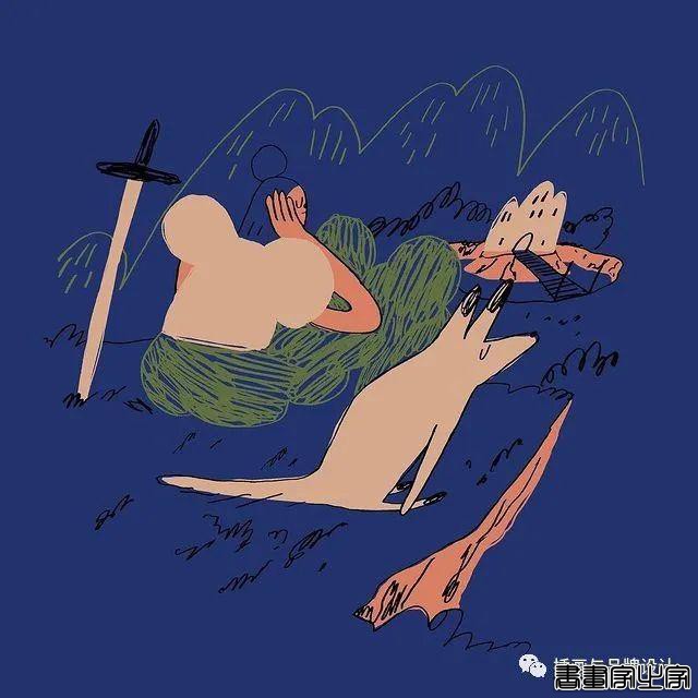 插画丨天马行空的想象，简单的线条和色彩，带着复古感表达自我-17.jpg