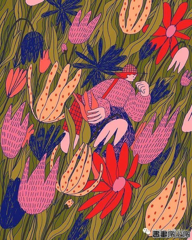 插画丨天马行空的想象，简单的线条和色彩，带着复古感表达自我-20.jpg