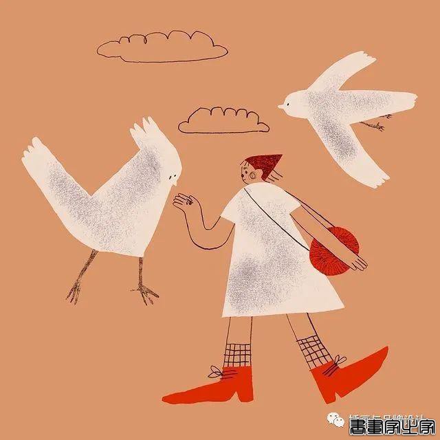 插画丨天马行空的想象，简单的线条和色彩，带着复古感表达自我-32.jpg