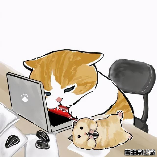 当代“打工喵”日常插画萌化人心，小丑竟是我自己？-9.jpg