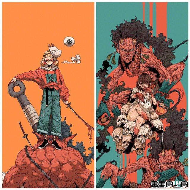 艺术插画 丨 日本插画师Kou 丨 一-4.jpg