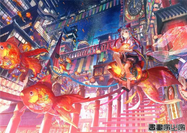 日本插画师藤ちょこ 笔下华丽的少女插画作品-4.jpg