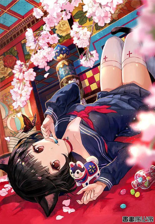 日本插画师藤ちょこ 笔下华丽的少女插画作品-10.jpg