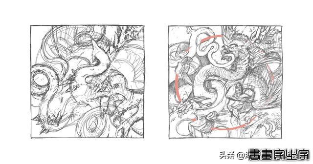炫酷的牛、凤、龙生肖插画，第一眼都以为是上古神兽，你觉得呢？-7.jpg