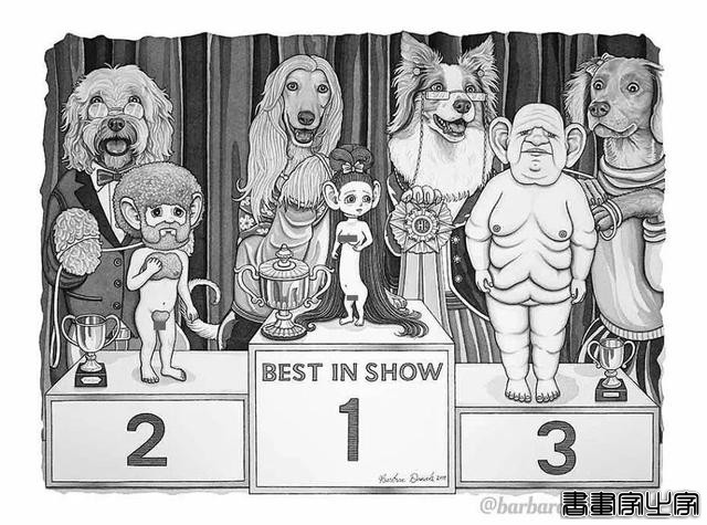 16幅人与动物互换角色的插画，画面多残忍，人类就该有多恐惧-4.jpg