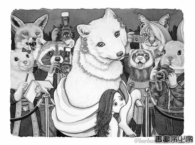 16幅人与动物互换角色的插画，画面多残忍，人类就该有多恐惧-8.jpg