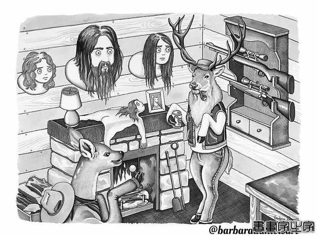 16幅人与动物互换角色的插画，画面多残忍，人类就该有多恐惧-9.jpg