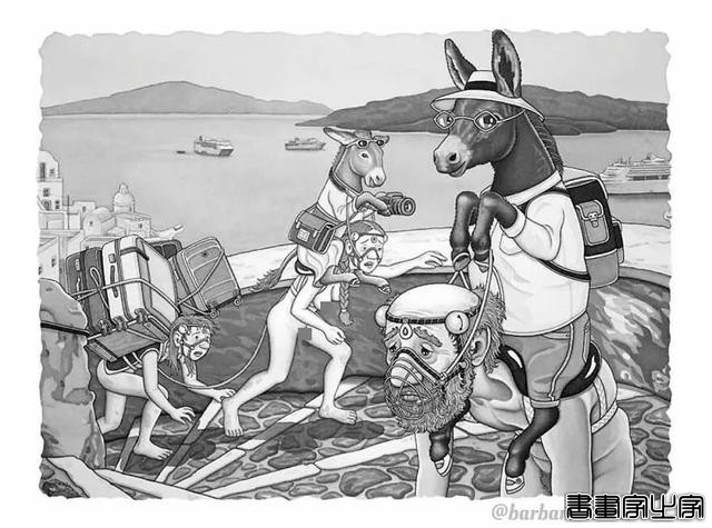 16幅人与动物互换角色的插画，画面多残忍，人类就该有多恐惧-11.jpg