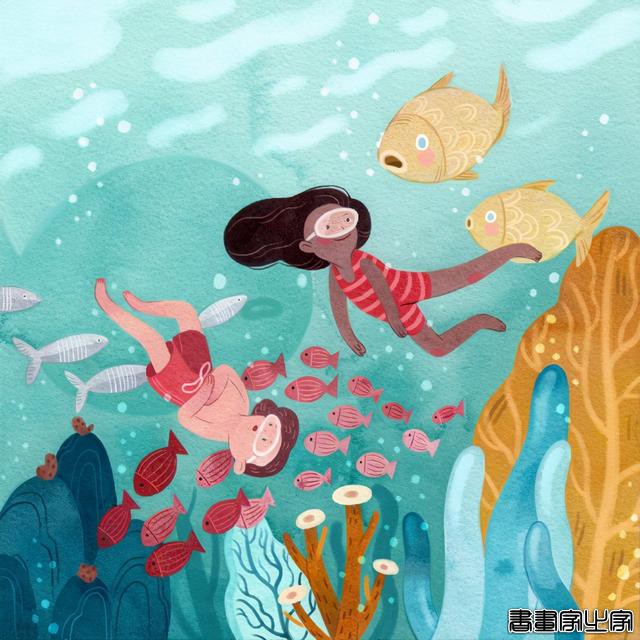 插画师 Vivian Mineker 将大自然与美好的想象融合起来-6.jpg
