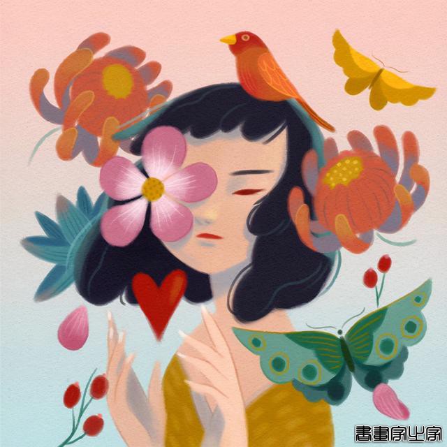 插画师 Vivian Mineker 将大自然与美好的想象融合起来-9.jpg