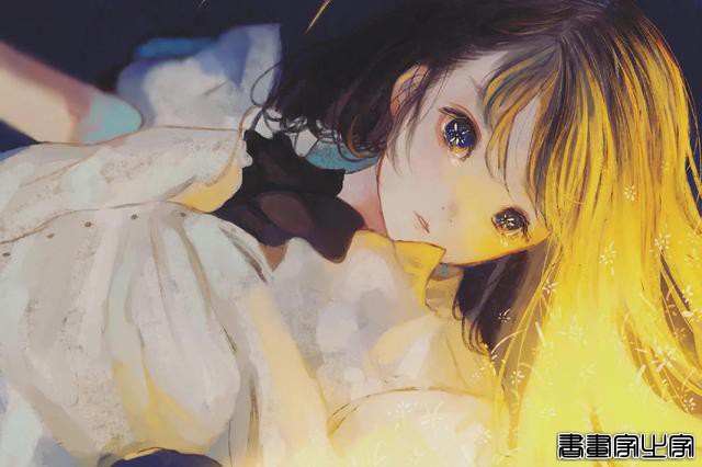 插画欣赏｜梦幻的无暇眼眸，汇聚着悲伤-4.jpg