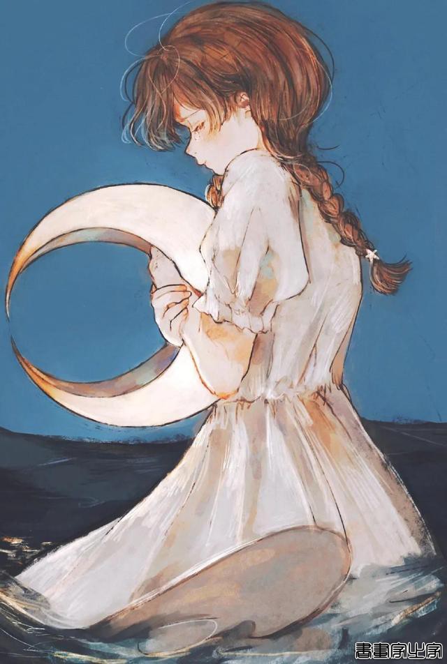 插画欣赏｜梦幻的无暇眼眸，汇聚着悲伤-13.jpg