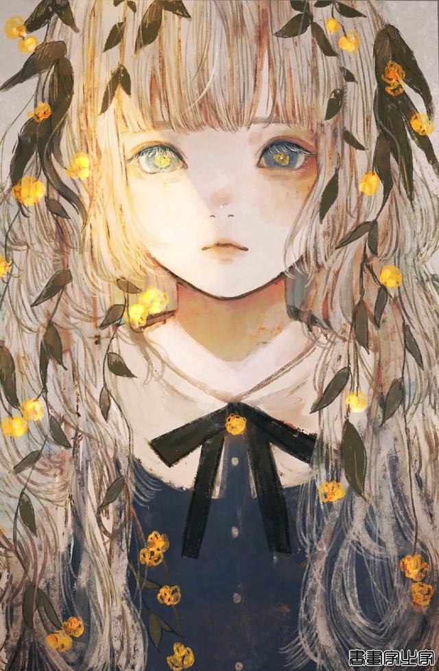 插画欣赏｜梦幻的无暇眼眸，汇聚着悲伤-12.jpg