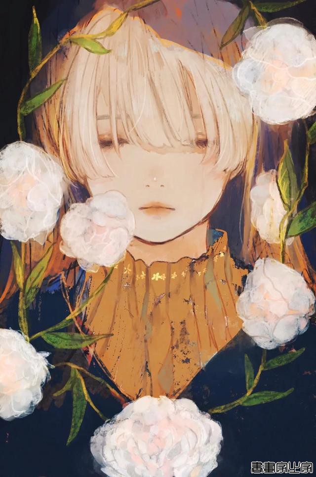 插画欣赏｜梦幻的无暇眼眸，汇聚着悲伤-14.jpg