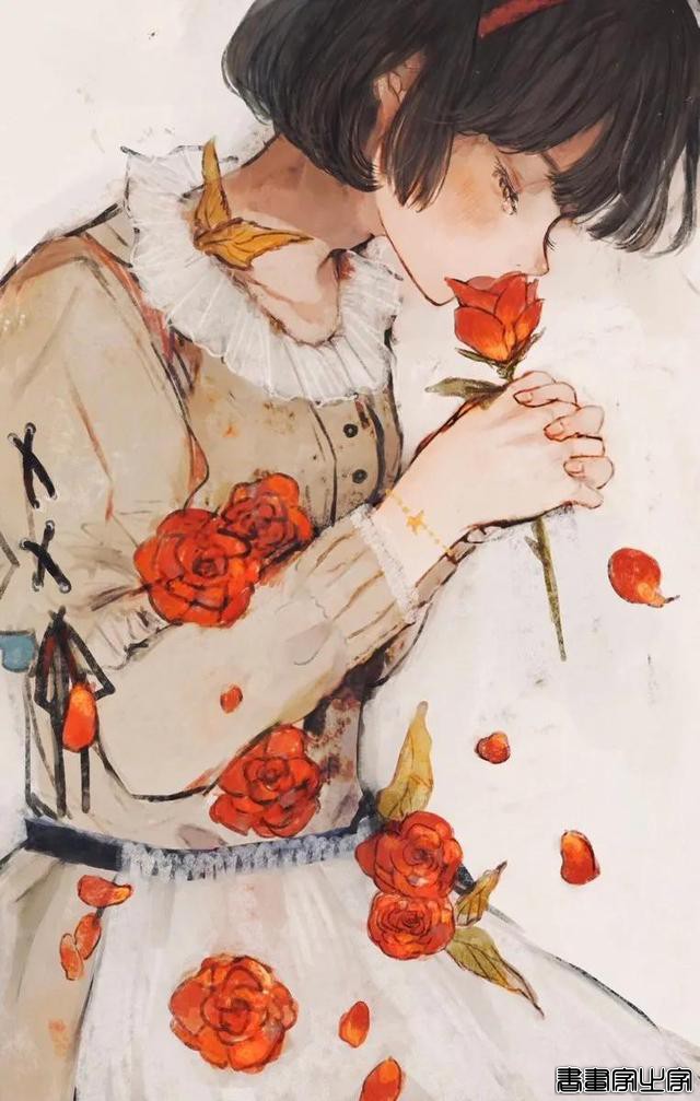 插画欣赏｜梦幻的无暇眼眸，汇聚着悲伤-18.jpg