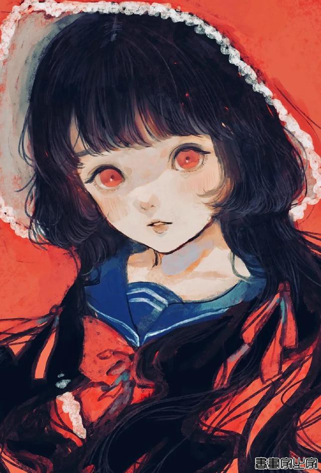 插画欣赏｜梦幻的无暇眼眸，汇聚着悲伤-22.jpg