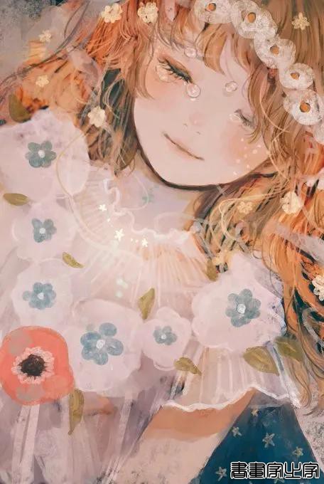 插画欣赏｜梦幻的无暇眼眸，汇聚着悲伤-19.jpg