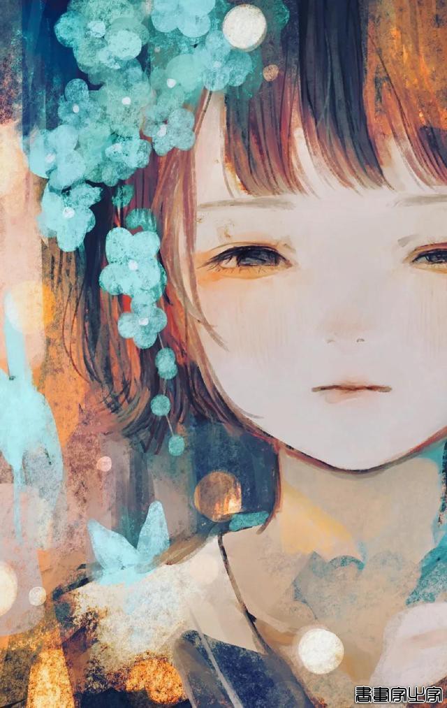 插画欣赏｜梦幻的无暇眼眸，汇聚着悲伤-34.jpg