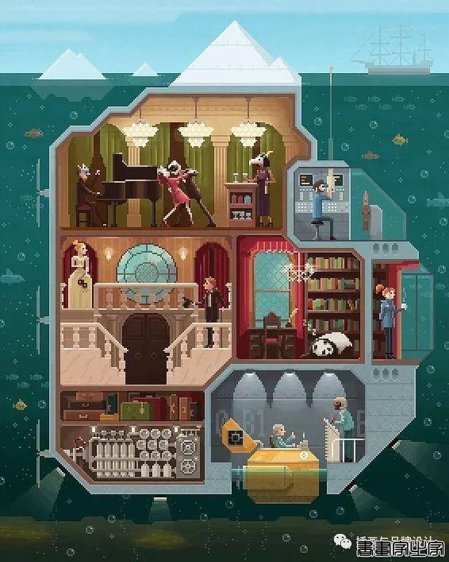 插画丨超酷的像素插图，童话般的欧式古典的建筑表达，带你走进像素帝国-20.jpg