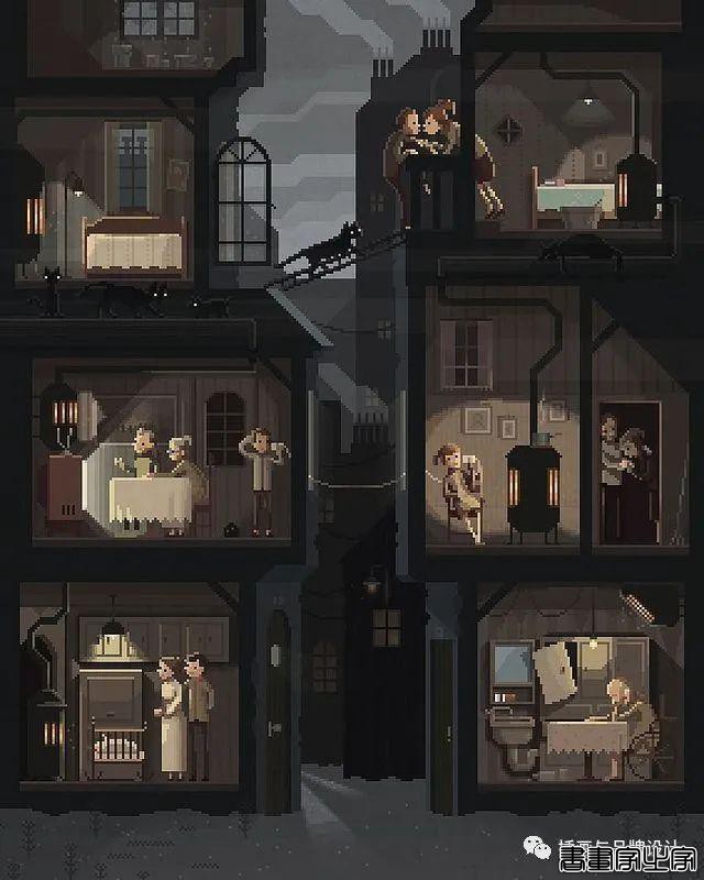插画丨超酷的像素插图，童话般的欧式古典的建筑表达，带你走进像素帝国-21.jpg