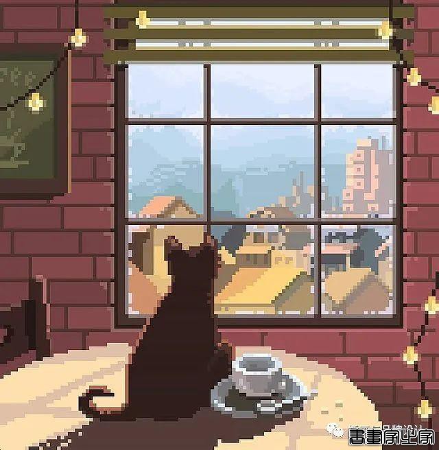 插画丨超酷的像素插图，童话般的欧式古典的建筑表达，带你走进像素帝国-36.jpg