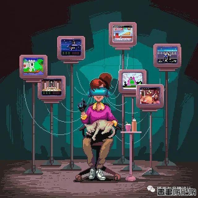 插画丨超酷的像素插图，童话般的欧式古典的建筑表达，带你走进像素帝国-43.jpg