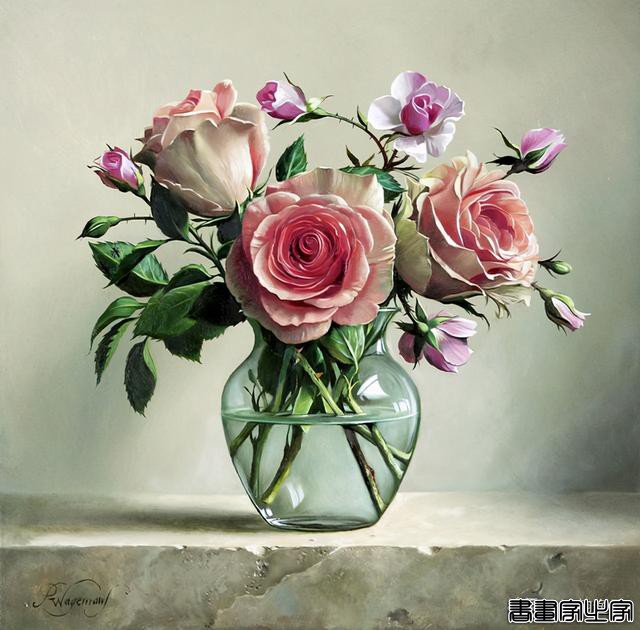 比利时画家Pieter Wagemans花卉油画作品选集-27.jpg
