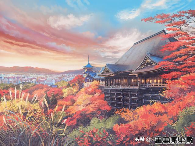 宫崎骏治愈风格插画，设计师太会了！看完真的会心动-8.jpg