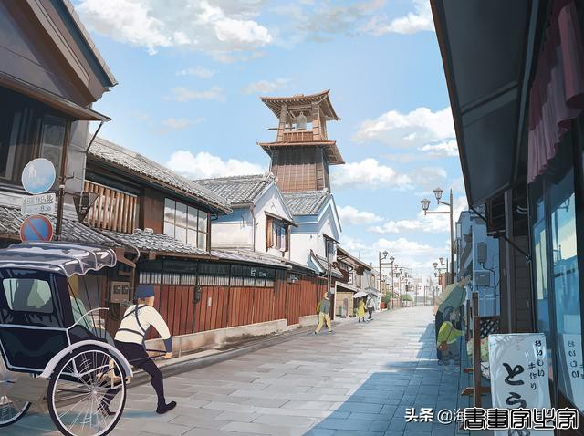 宫崎骏治愈风格插画，设计师太会了！看完真的会心动-7.jpg