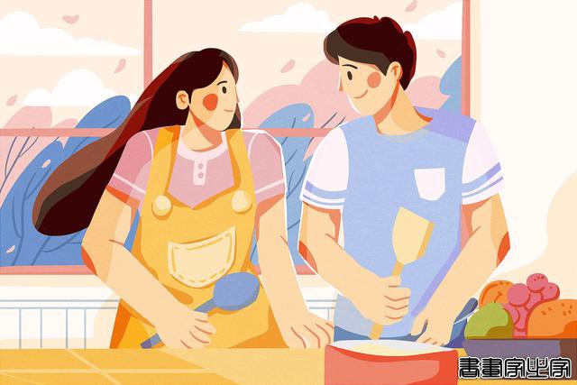 16张美哭的情侣插画，为你的520助攻-15.jpg