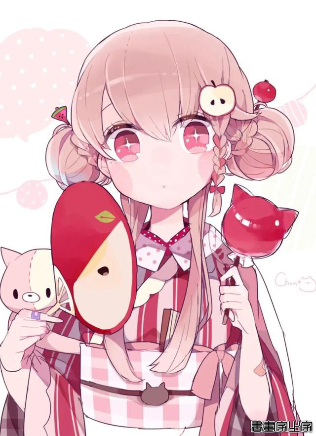 插画分享｜甜到炸！超软萌可爱头像来啦｜萝莉什么的最可爱啦画-4.jpg