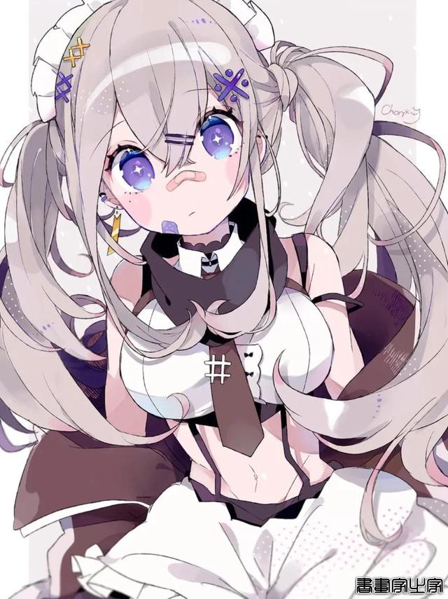 插画分享｜甜到炸！超软萌可爱头像来啦｜萝莉什么的最可爱啦画-7.jpg
