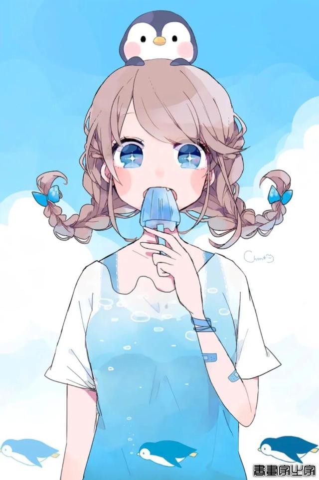 插画分享｜甜到炸！超软萌可爱头像来啦｜萝莉什么的最可爱啦画-9.jpg
