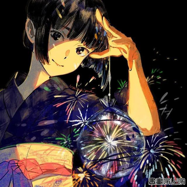 插画欣赏｜美轮美奂的花卉少女插画-13.jpg