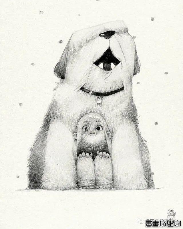 插画丨奇趣夸张的素描角色设计作品，功底十分了得，很适合拿来临摹-56.jpg