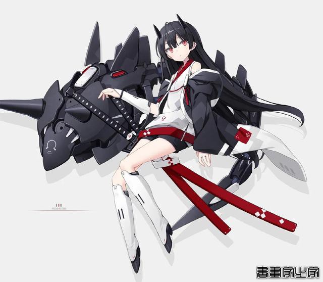 机甲&amp;萌妹系列插画作品分享-6.jpg