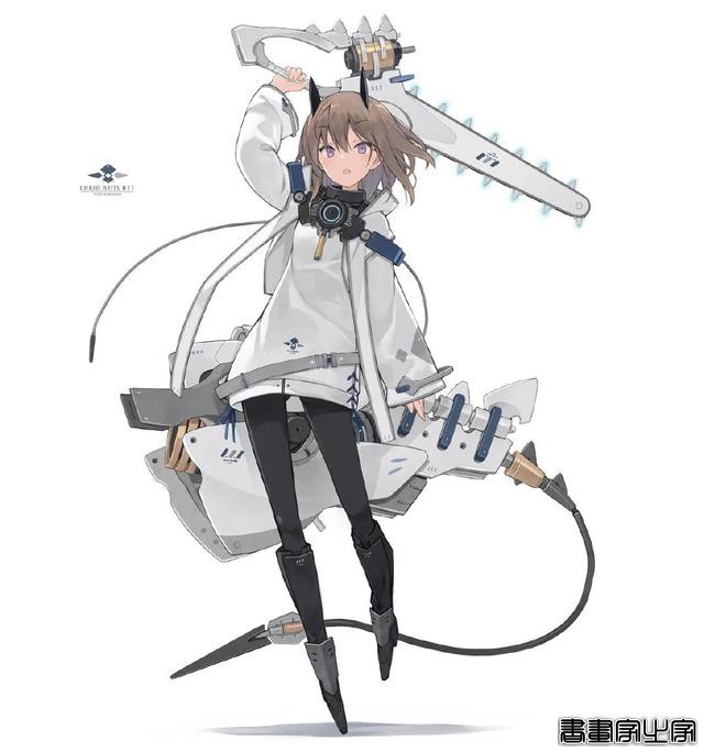 机甲&amp;萌妹系列插画作品分享-8.jpg
