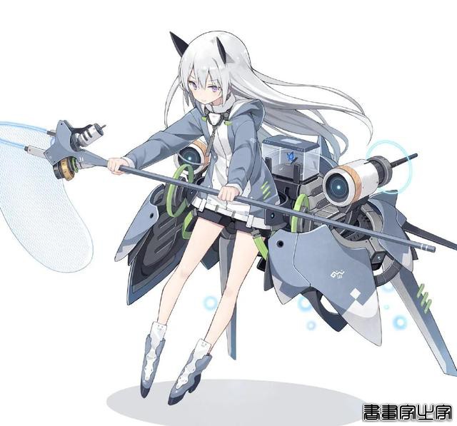 机甲&amp;萌妹系列插画作品分享-9.jpg