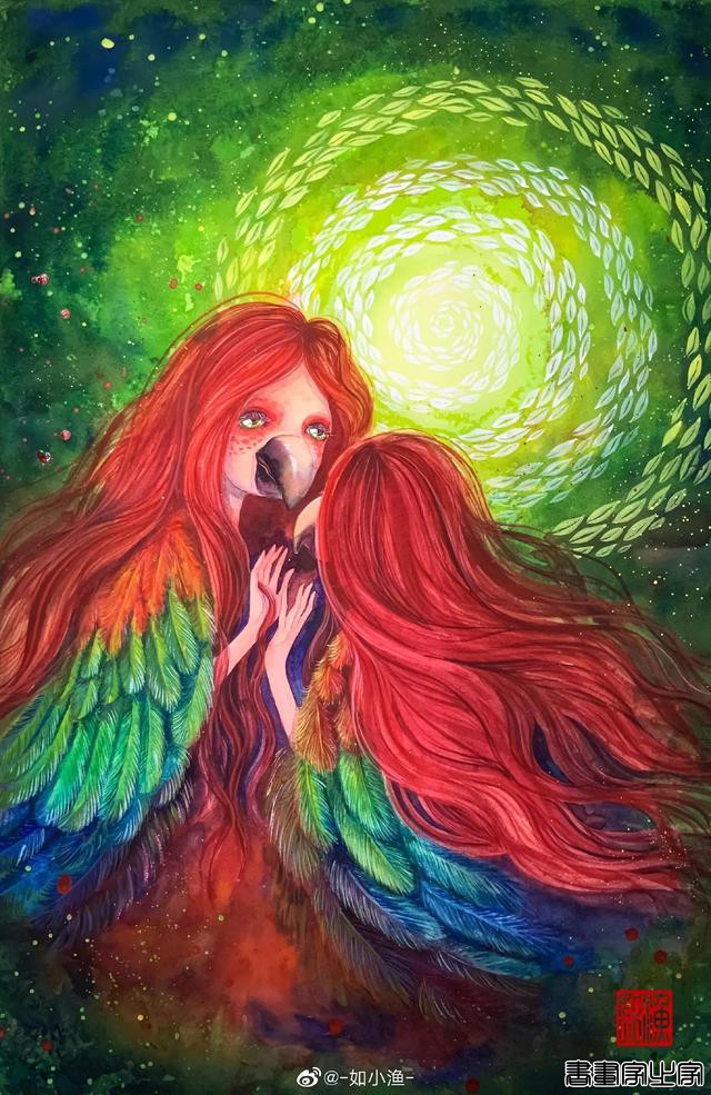一组风格超美的古风插画#水彩#-9.jpg